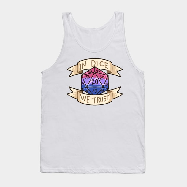 In Dice We Trust - Bisexual Tank Top by kasumiblu